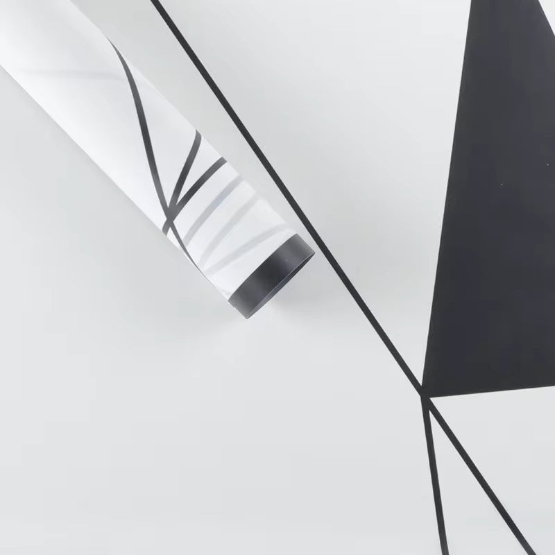 Geometry Flower Wrapping Paper (20pcs/bag) - Elegant Supply