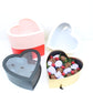 Gold Slide Heart Flower Gift Box - Elegant Supply