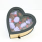 Gold Slide Heart Flower Gift Box - Elegant Supply