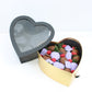 Gold Slide Heart Flower Gift Box - Elegant Supply