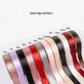 Golden Edge Line Silk Ribbon Roll For Flower Bouquet & Gift Wrapping - Elegant Supply