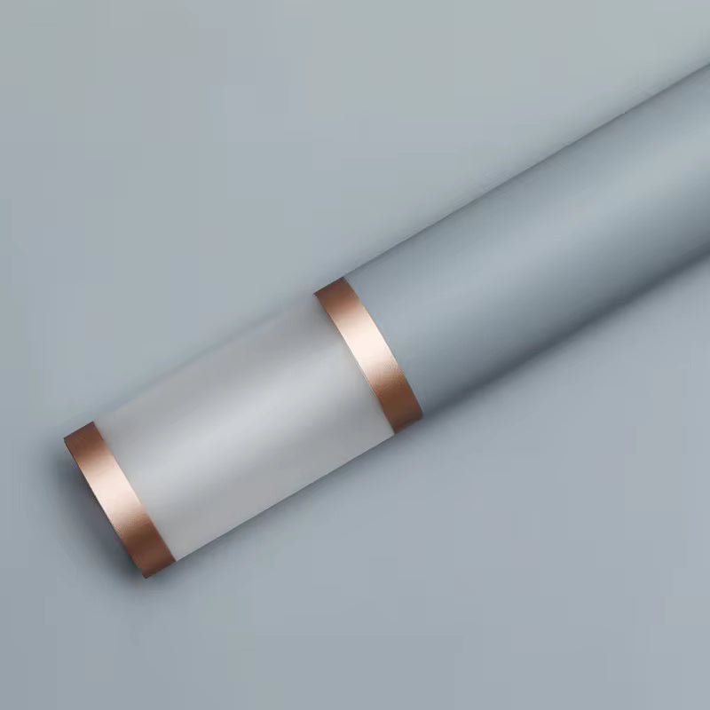 Golden Frosted Edge Flower Wrapping Paper (20pcs/bag) - Elegant Supply