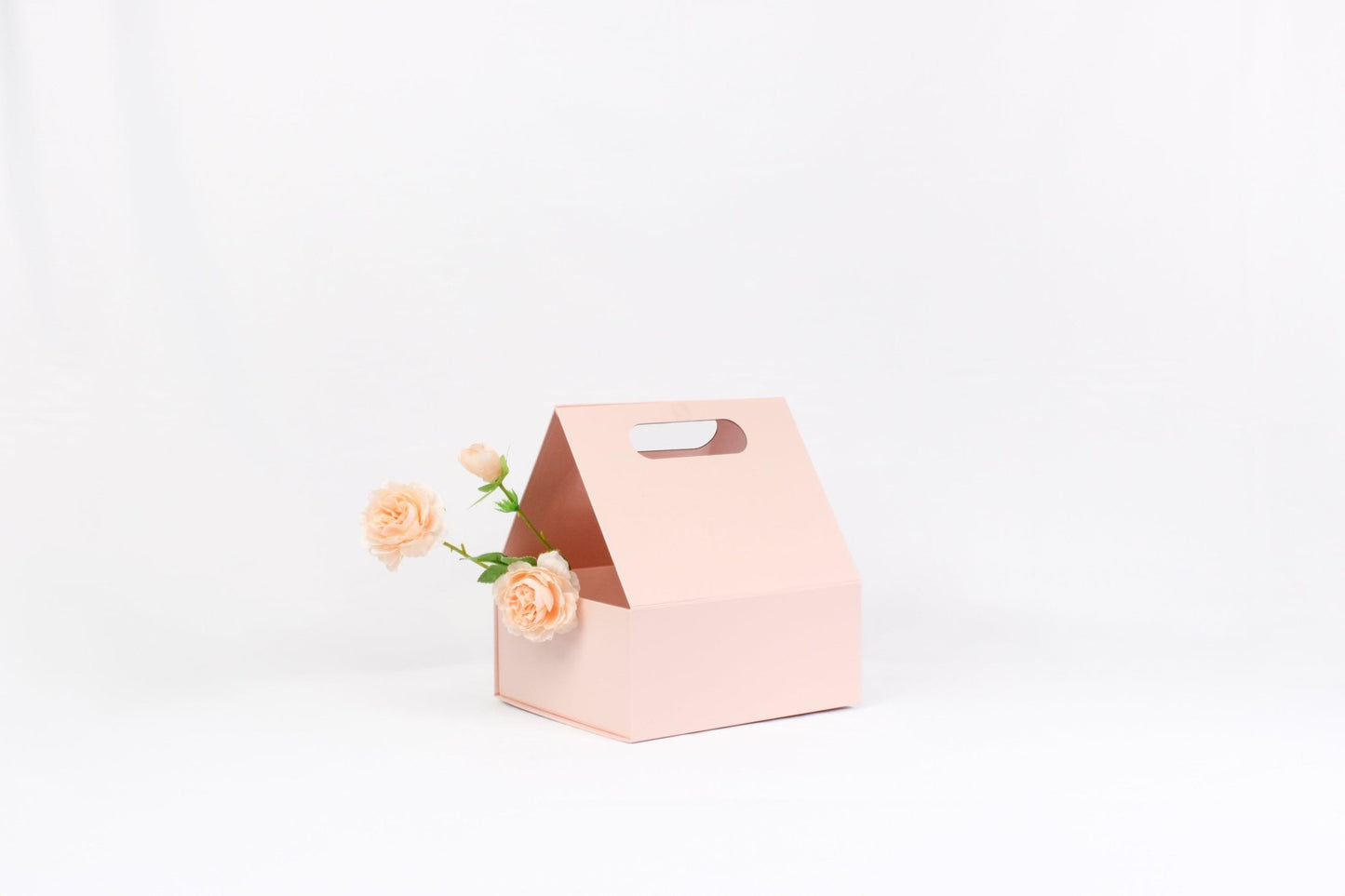 Handle Folding Flower Box Gift - Elegant Supply