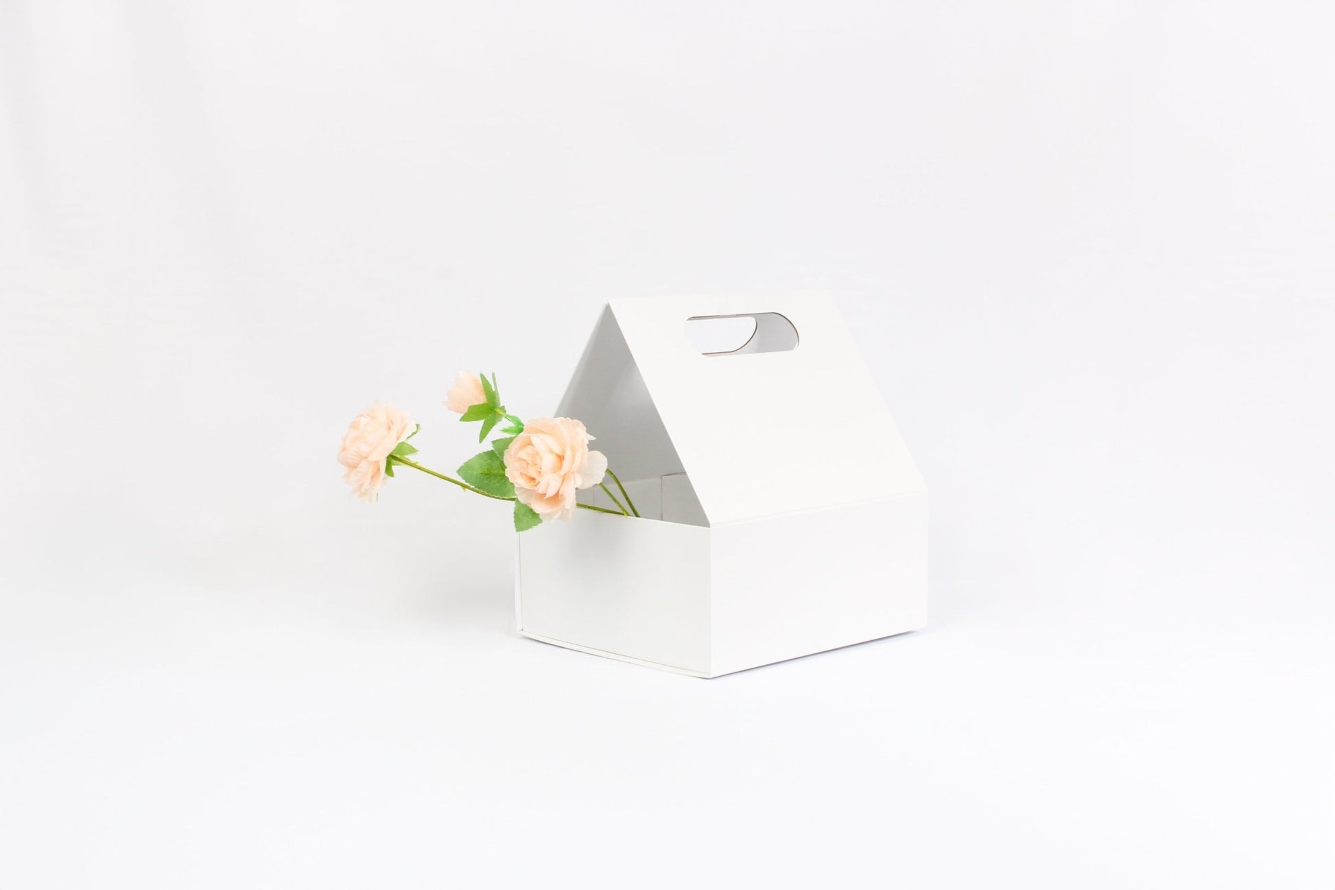 Handle Folding Flower Box Gift - Elegant Supply
