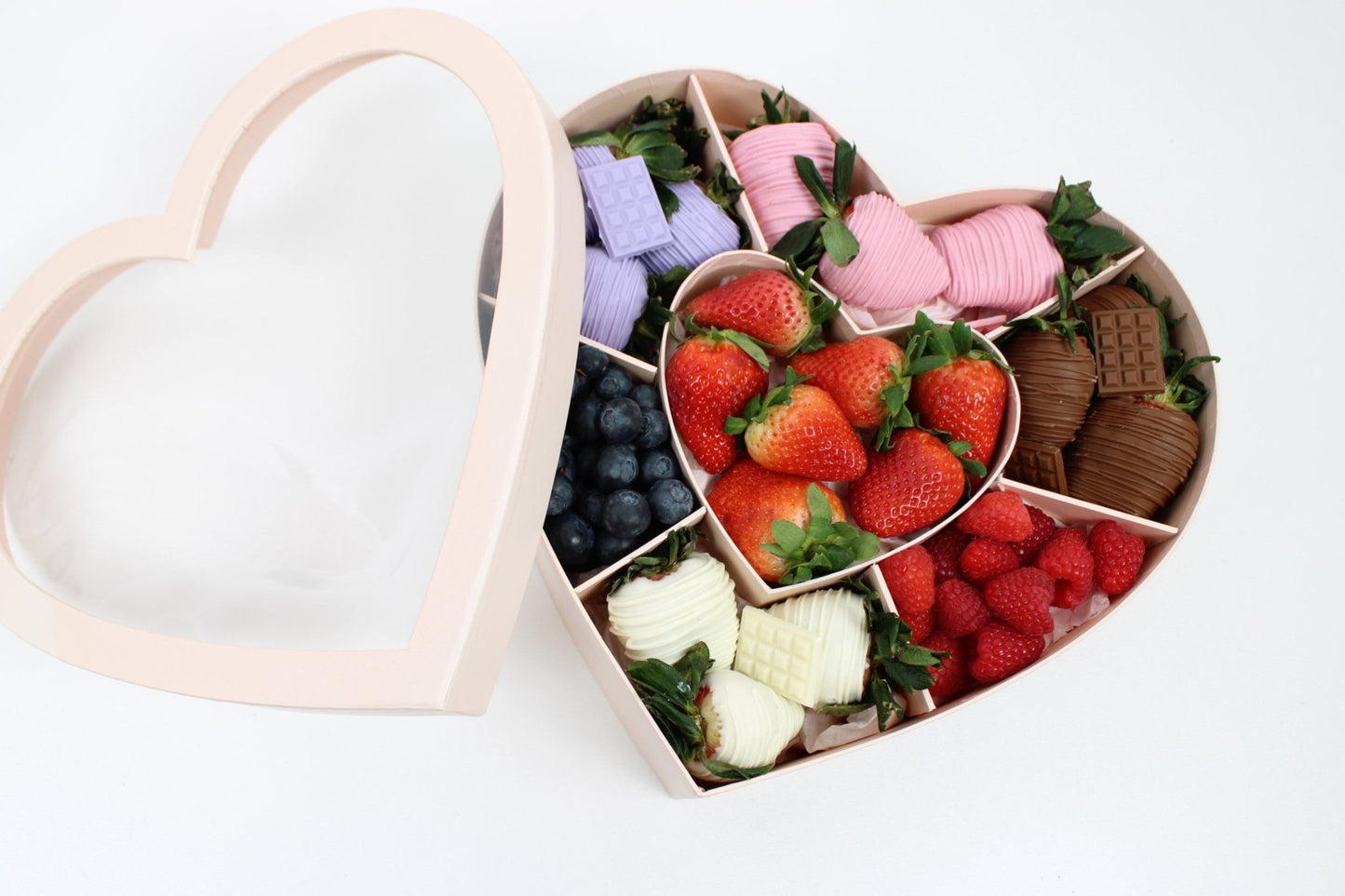 Heart Flower Gift Box with Heart Grid - Elegant Supply