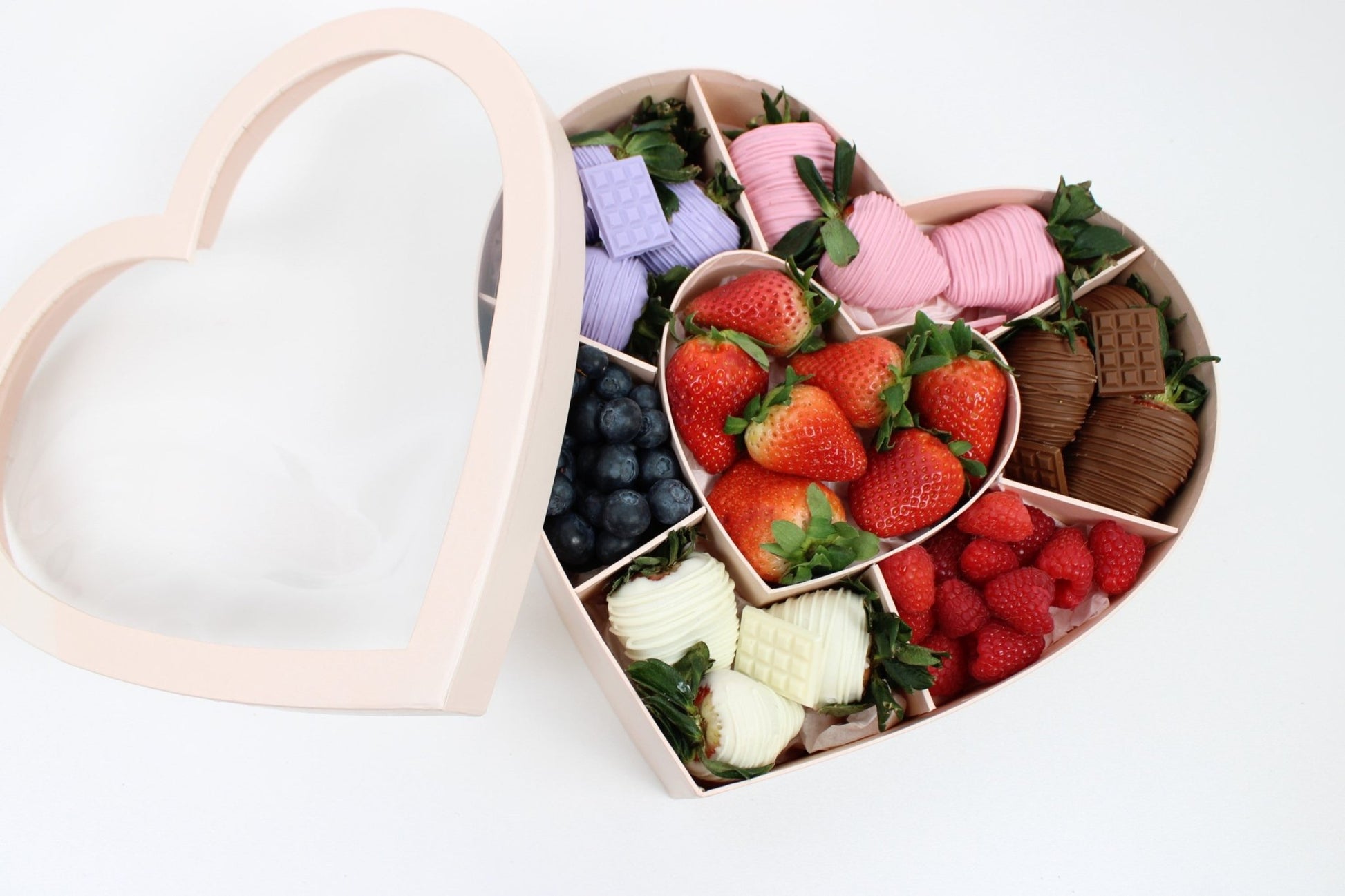 Heart Flower Gift Box with Heart Grid - Elegant Supply