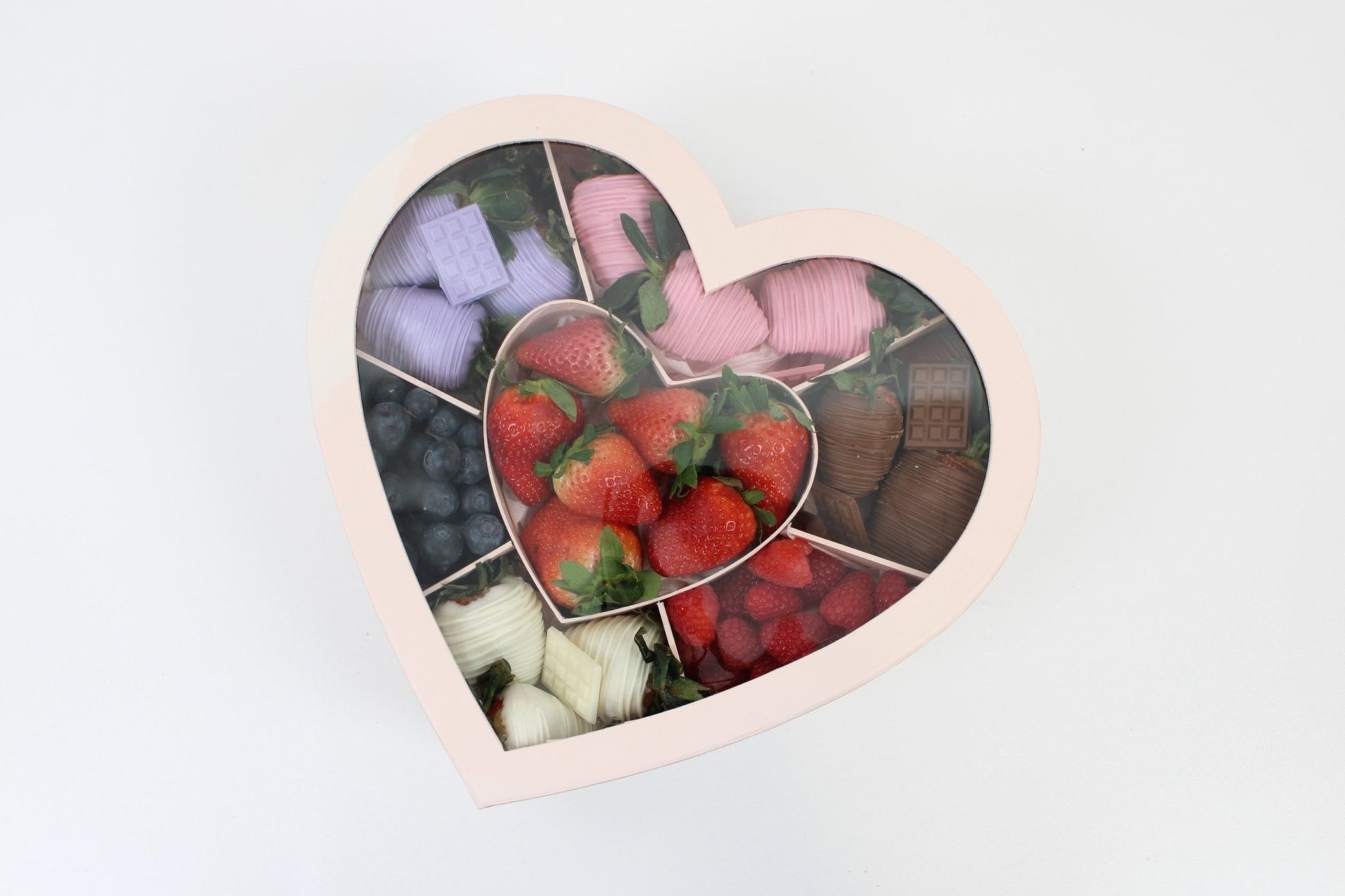 Heart Flower Gift Box with Heart Grid - Elegant Supply