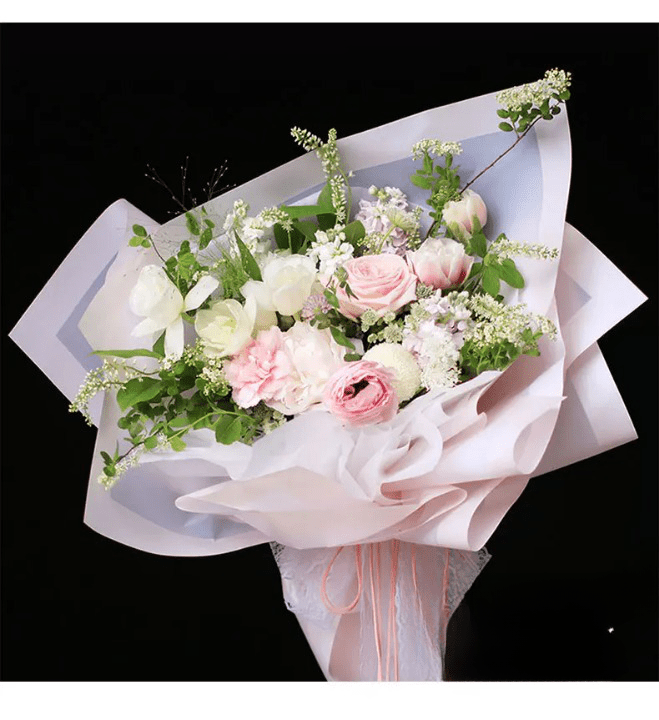 Jelly Color Waterproof Flower Wrapping Paper (20 sheets/bag) - Elegant Supply