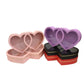 Large Double Heart Flower Gift Box with Clear Lid - Elegant Supply