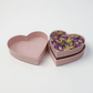 Large “Love Bloom” Heart Flower Gift Box with Clear Lid - Elegant Supply