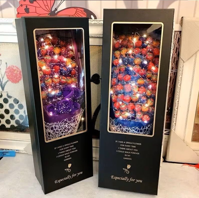 Large Rigid Rectangle Flower Gift Box with Clear Window for Bouquet - Elegant Supply