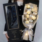 Large Rigid Rectangle Flower Gift Box with Clear Window for Bouquet - Elegant Supply