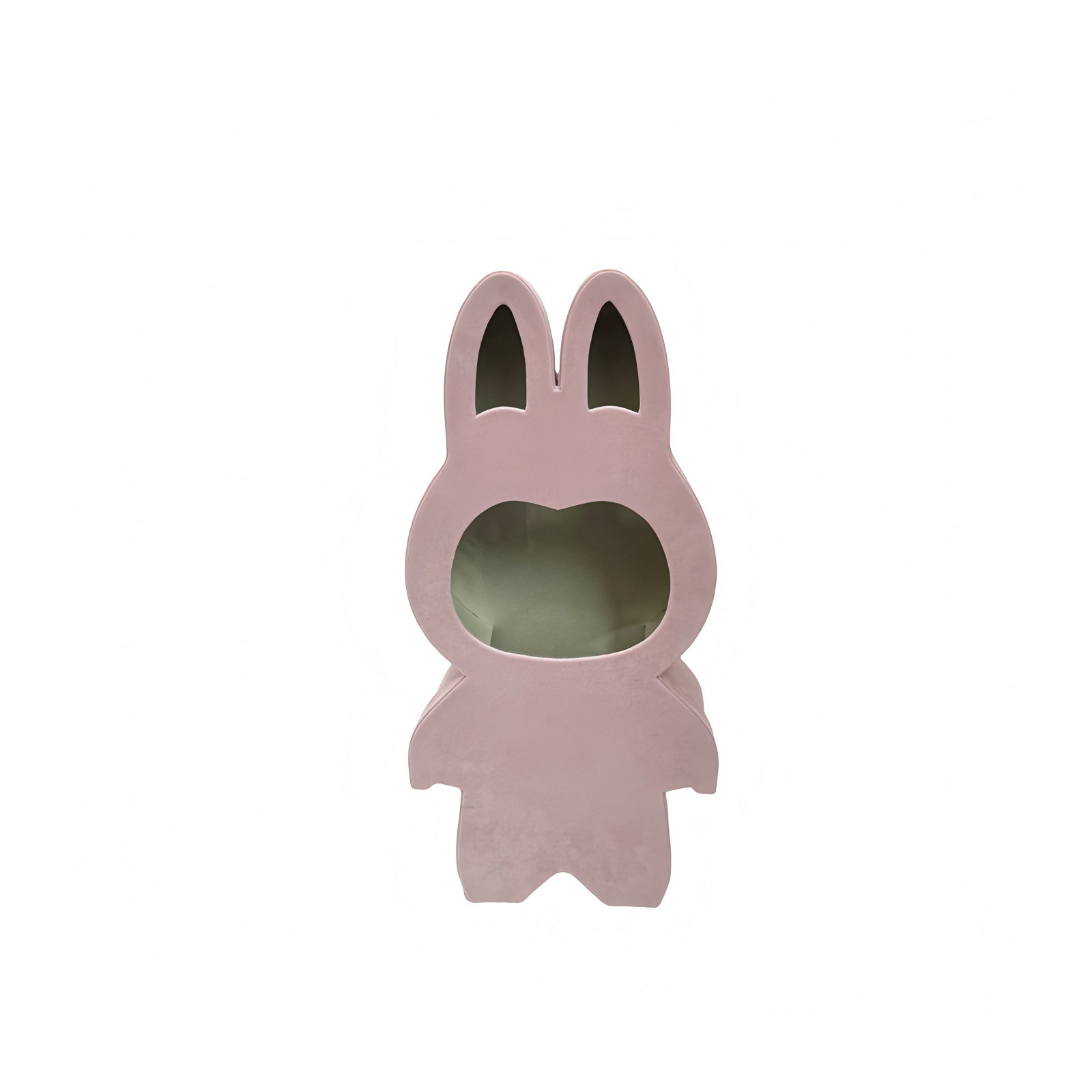 Large Velvet Labubu - Inspired Bunny Flower Gift Box - Elegant Supply