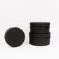 Line Textures Round Box with Handle - Elegant Supply