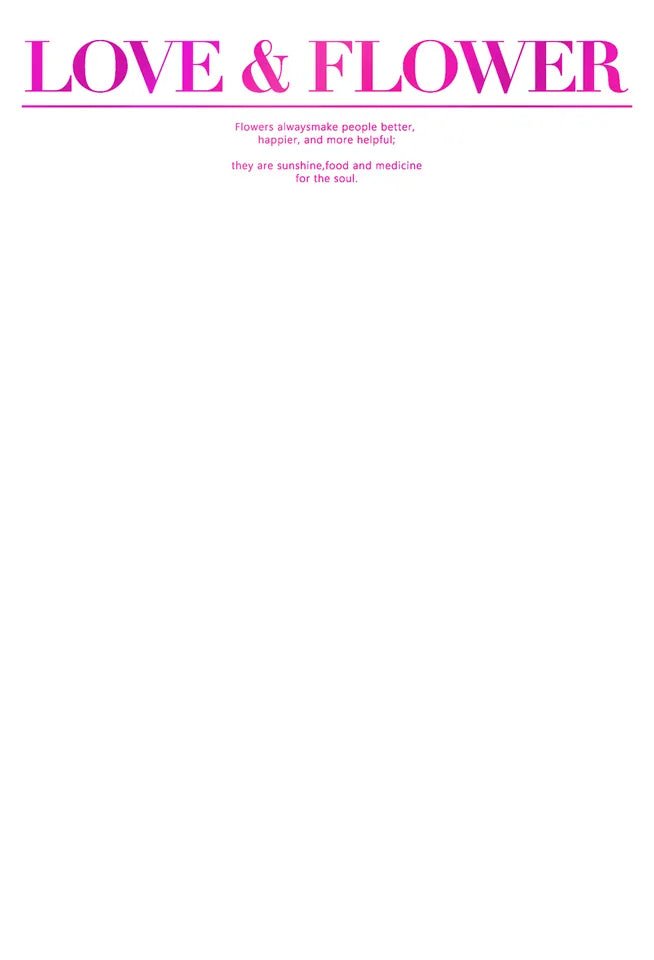 Love and Flower Gold Foil Waterproof Flower Wrapping Paper (10 sheets/bag) - Elegant Supply