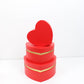 Luxury Gold Heart Flower Box with Lid - Elegant Supply