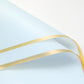 Matte Gold Line Flower Wrapping Paper (20pcs/bag) - Elegant Supply