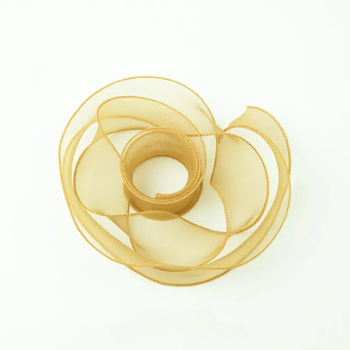 Mesh Silk Ribbon Roll For Flower Bouquet & Gift Wrapping - Elegant Supply