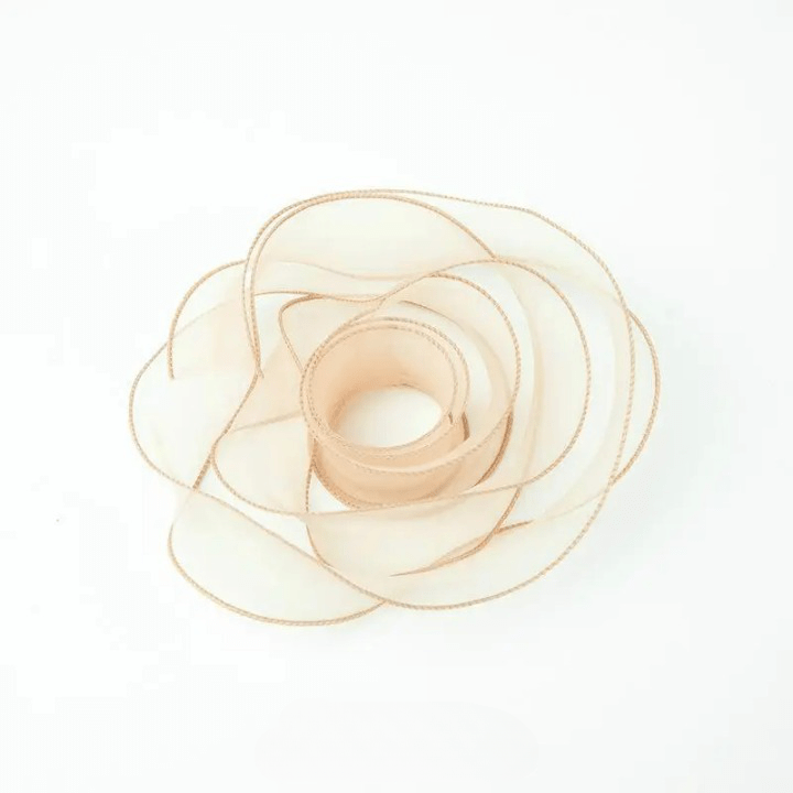 Mesh Silk Ribbon Roll For Flower Bouquet & Gift Wrapping - Elegant Supply