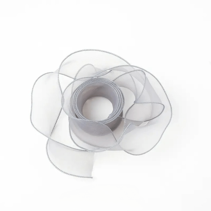 Mesh Silk Ribbon Roll For Flower Bouquet & Gift Wrapping - Elegant Supply
