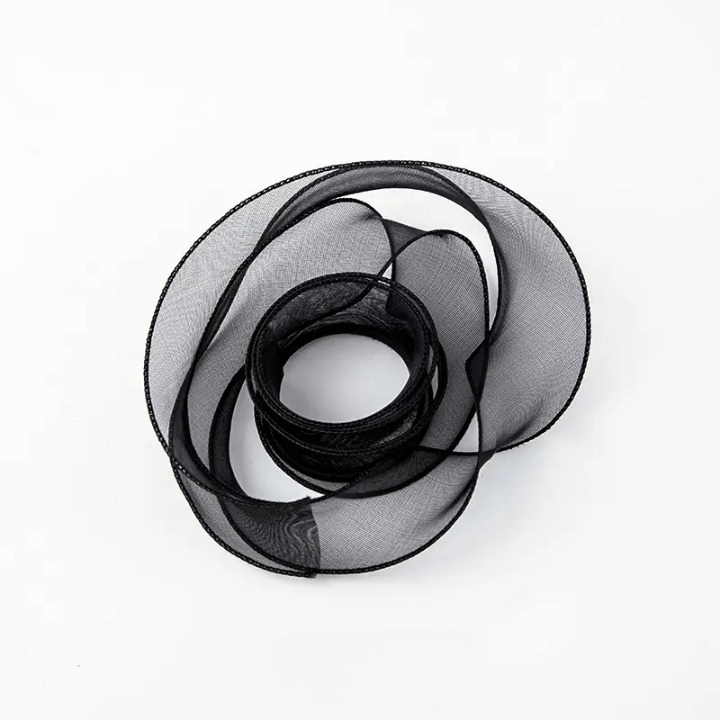 Mesh Silk Ribbon Roll For Flower Bouquet & Gift Wrapping - Elegant Supply