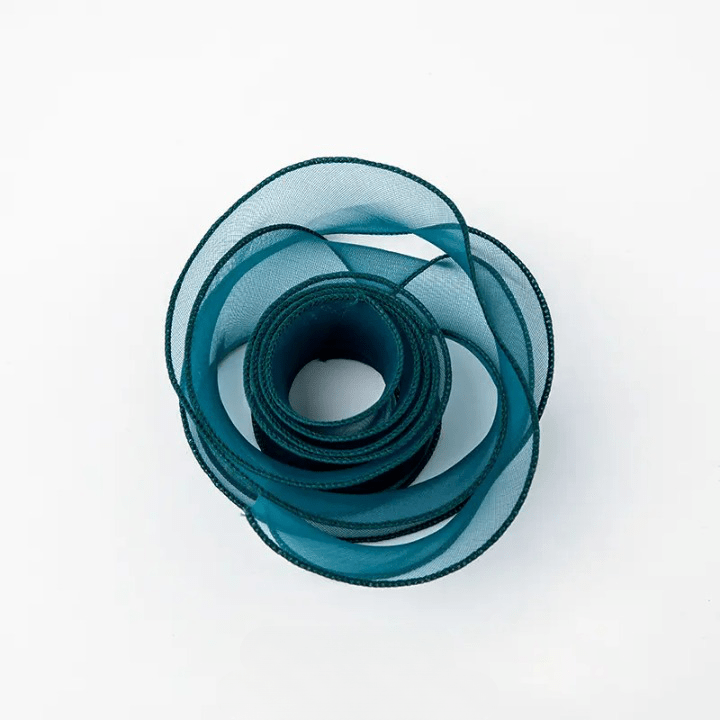 Mesh Silk Ribbon Roll For Flower Bouquet & Gift Wrapping - Elegant Supply