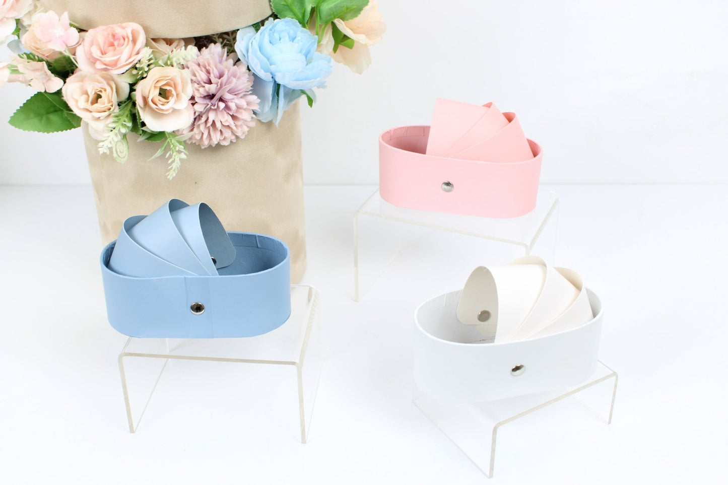 Mini Cradle/Bassinet Boxes (Set of 5) - Elegant Supply