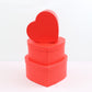 Minimalist Solid Color Heart Flower Gift Box - Elegant Supply