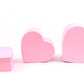 Minimalist Solid Color Heart Flower Gift Box - Elegant Supply