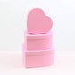 Minimalist Solid Color Heart Flower Gift Box - Elegant Supply