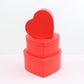 Minimalist Solid Color Heart Flower Gift Box - Elegant Supply