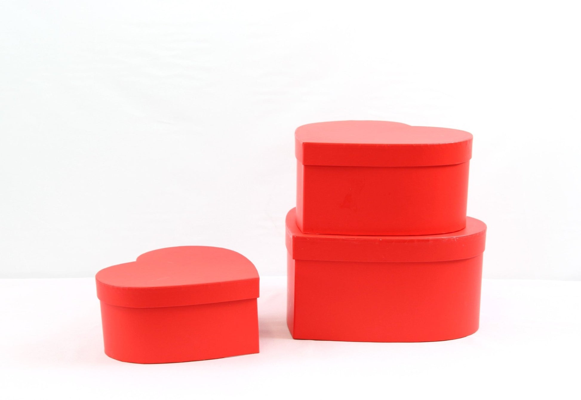 Minimalist Solid Color Heart Flower Gift Box - Elegant Supply