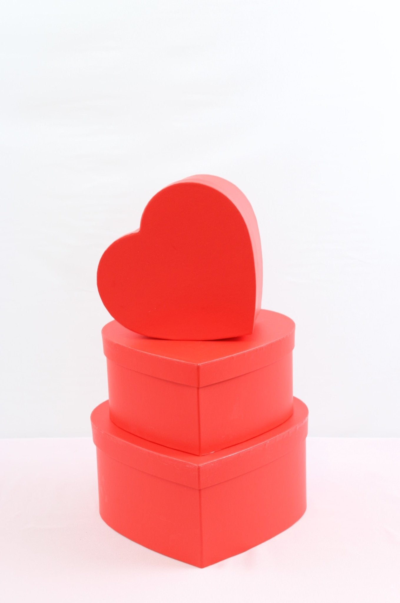 Minimalist Solid Color Heart Flower Gift Box - Elegant Supply