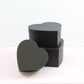 Minimalist Solid Color Heart Flower Gift Box - Elegant Supply
