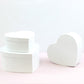 Minimalist Solid Color Heart Flower Gift Box - Elegant Supply