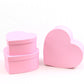 Minimalist Solid Color Heart Flower Gift Box - Elegant Supply