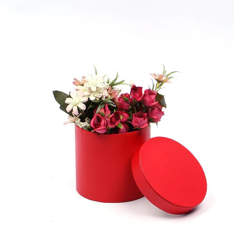 Modest Hat Flower Box with Lid - Elegant Supply