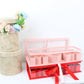 Mother's Day 'MOM' Flower Box with Clear PVC Top, Plastic Liner and Satin Ribbon - Elegant Supply
