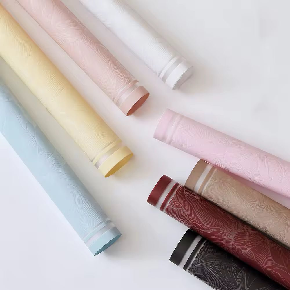 Mulan Edge Flower Wrapping Paper (20pcs/bag) - Elegant Supply