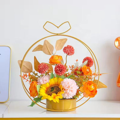 Nordic Metallic Flower Vase for Centerpieces - Elegant Supply