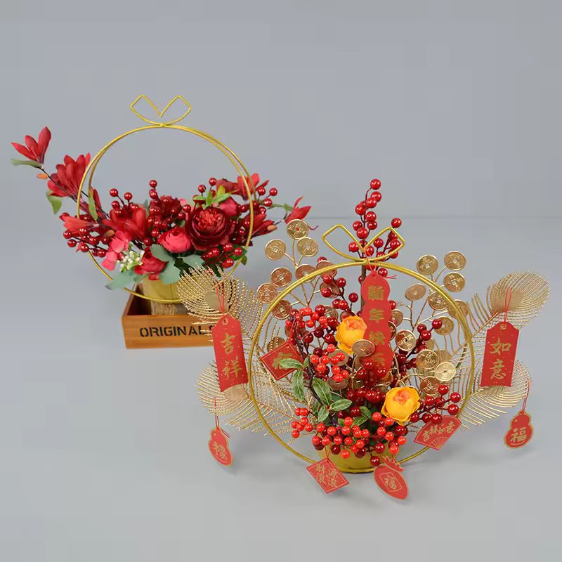 Nordic Metallic Flower Vase for Centerpieces - Elegant Supply