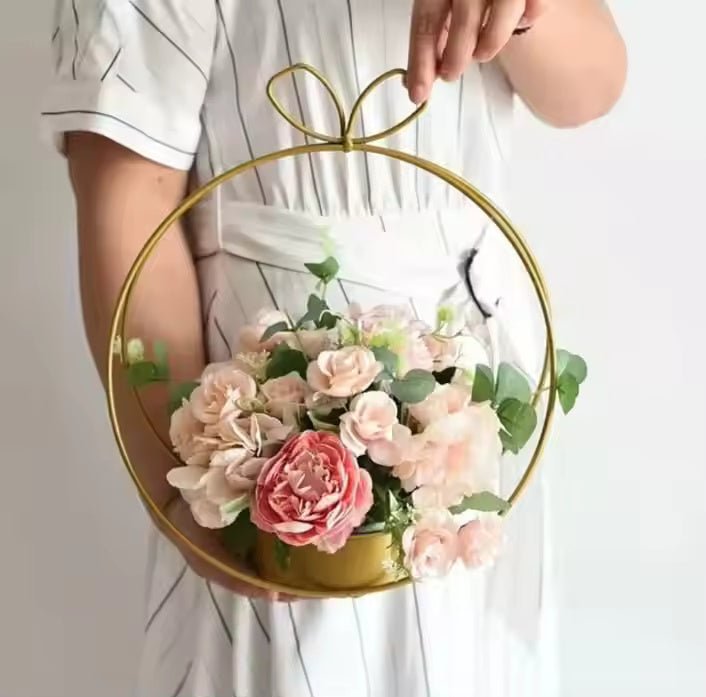 Nordic Metallic Flower Vase for Centerpieces - Elegant Supply