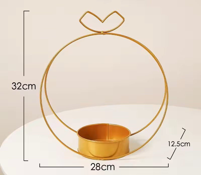 Nordic Metallic Flower Vase for Centerpieces - Elegant Supply