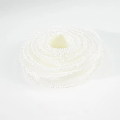Pearl Mesh Ribbon Roll For Flower Bouquet & Gift Wrapping - Elegant Supply