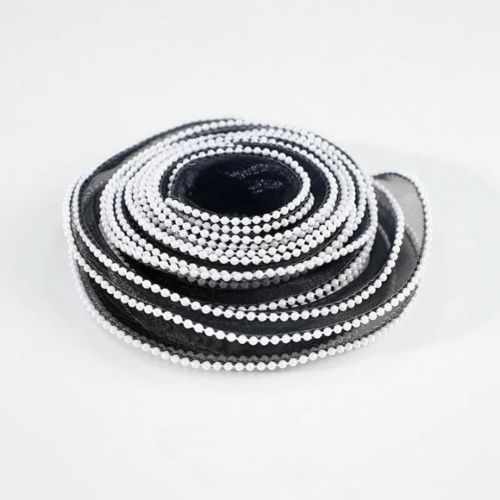 Pearl Mesh Ribbon Roll For Flower Bouquet & Gift Wrapping - Elegant Supply