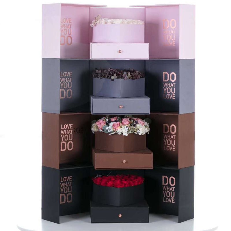 Prestige Magic Cube Floral Gift Box - Elegant Supply