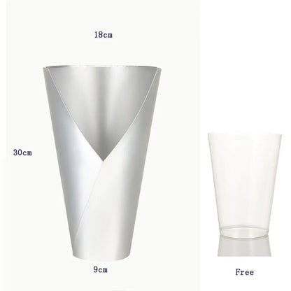 Rigid Cone Flower Box with liner included - Elegant Supply