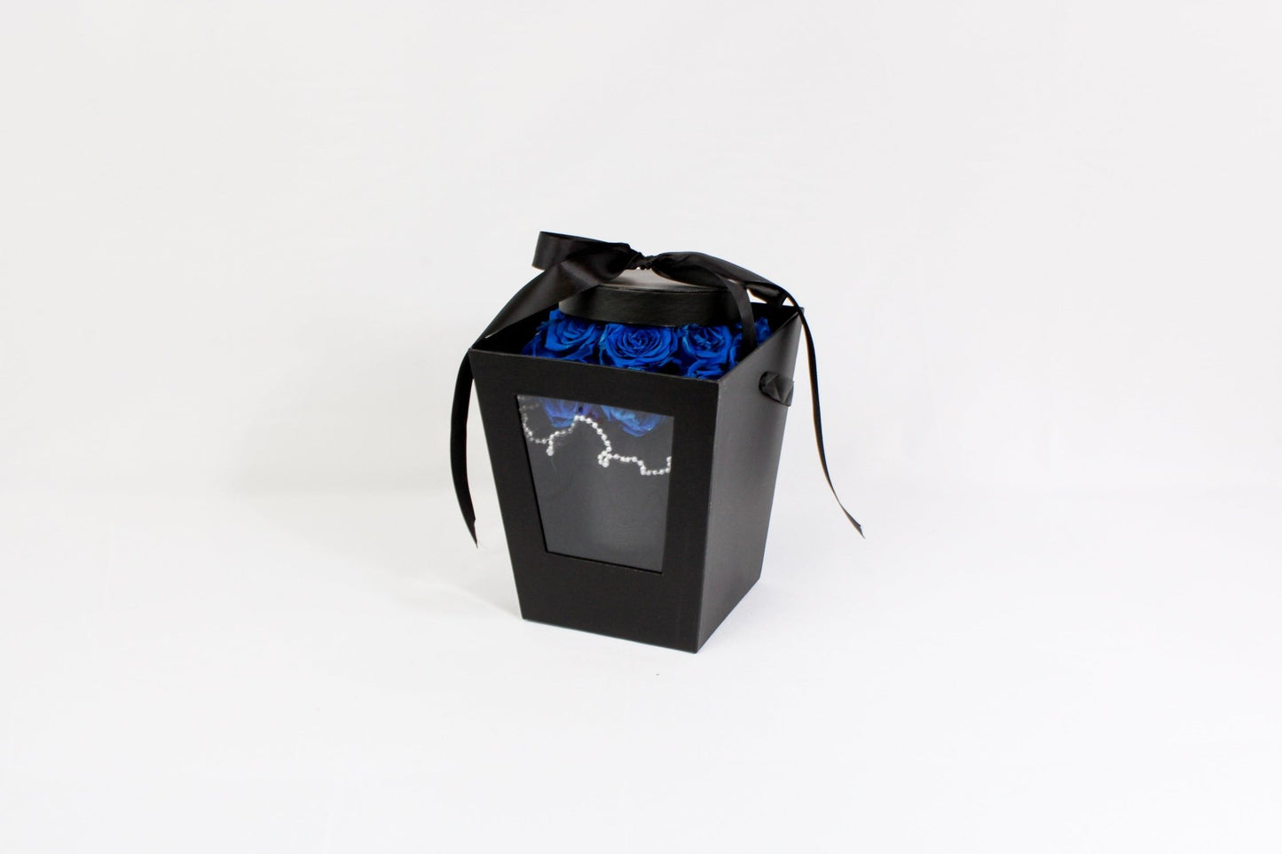 Rigid Trapezoidal Window Flower Tote Bag - Elegant Supply