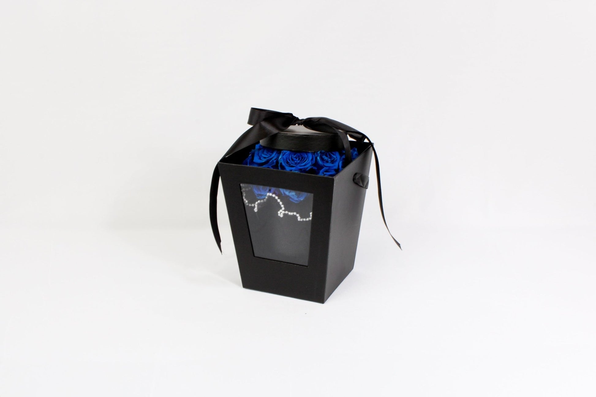 Rigid Trapezoidal Window Flower Tote Bag - Elegant Supply