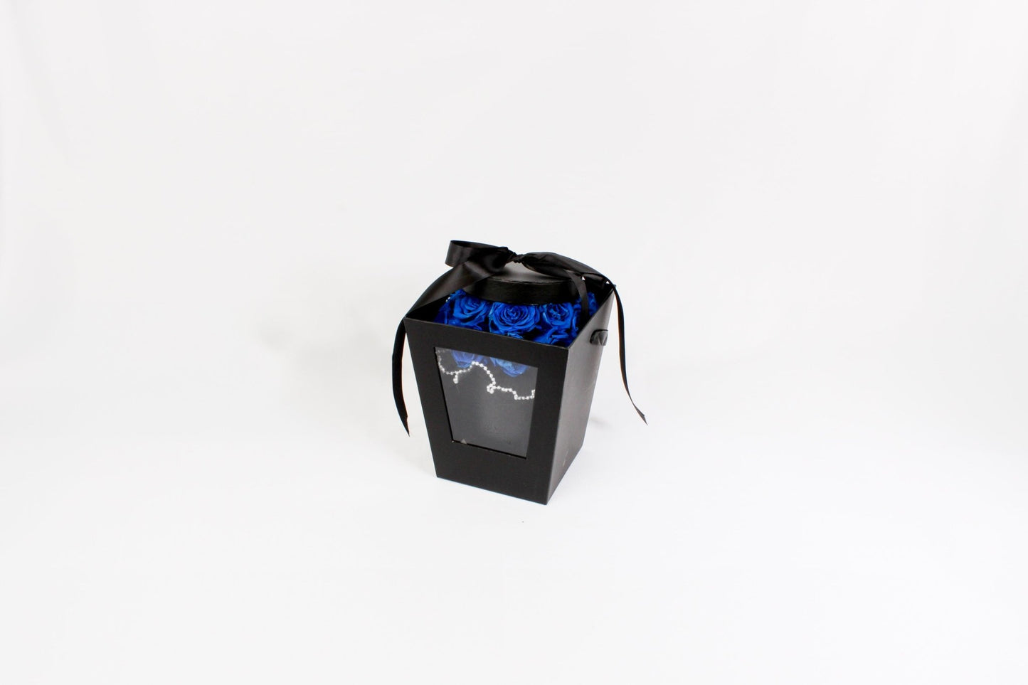 Rigid Trapezoidal Window Flower Tote Bag - Elegant Supply